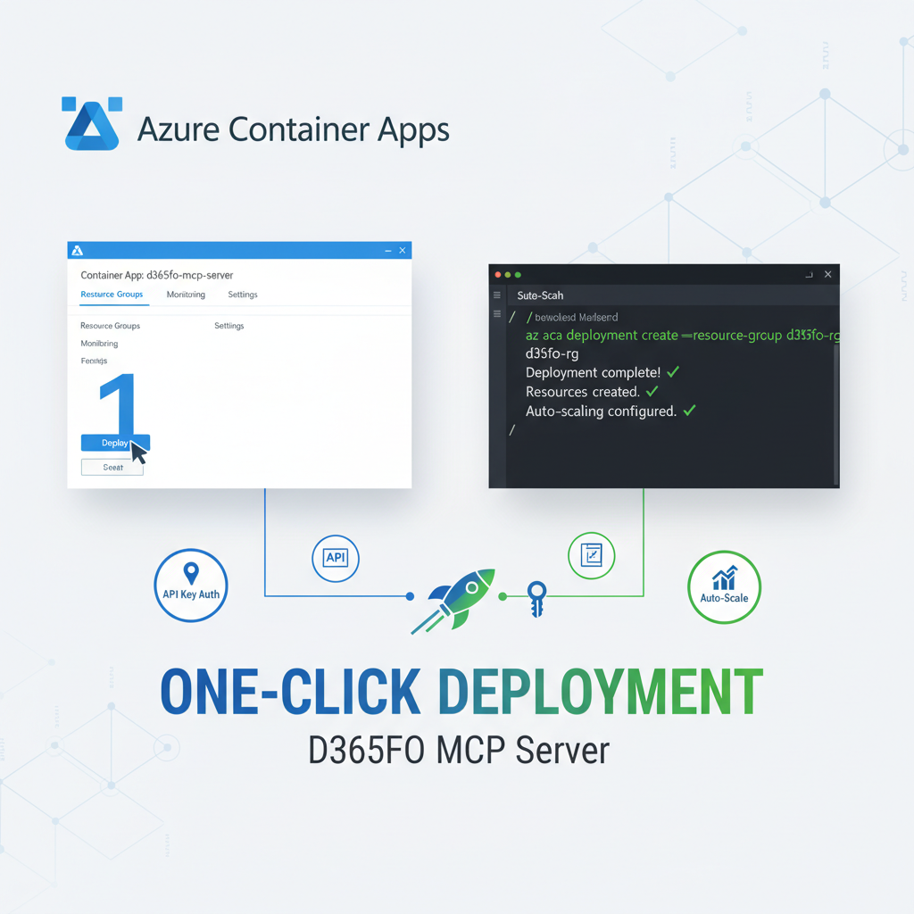 One-Click Azure Deployment: D365FO MCP Server Gets Ridiculously Easy with API Key Authentication