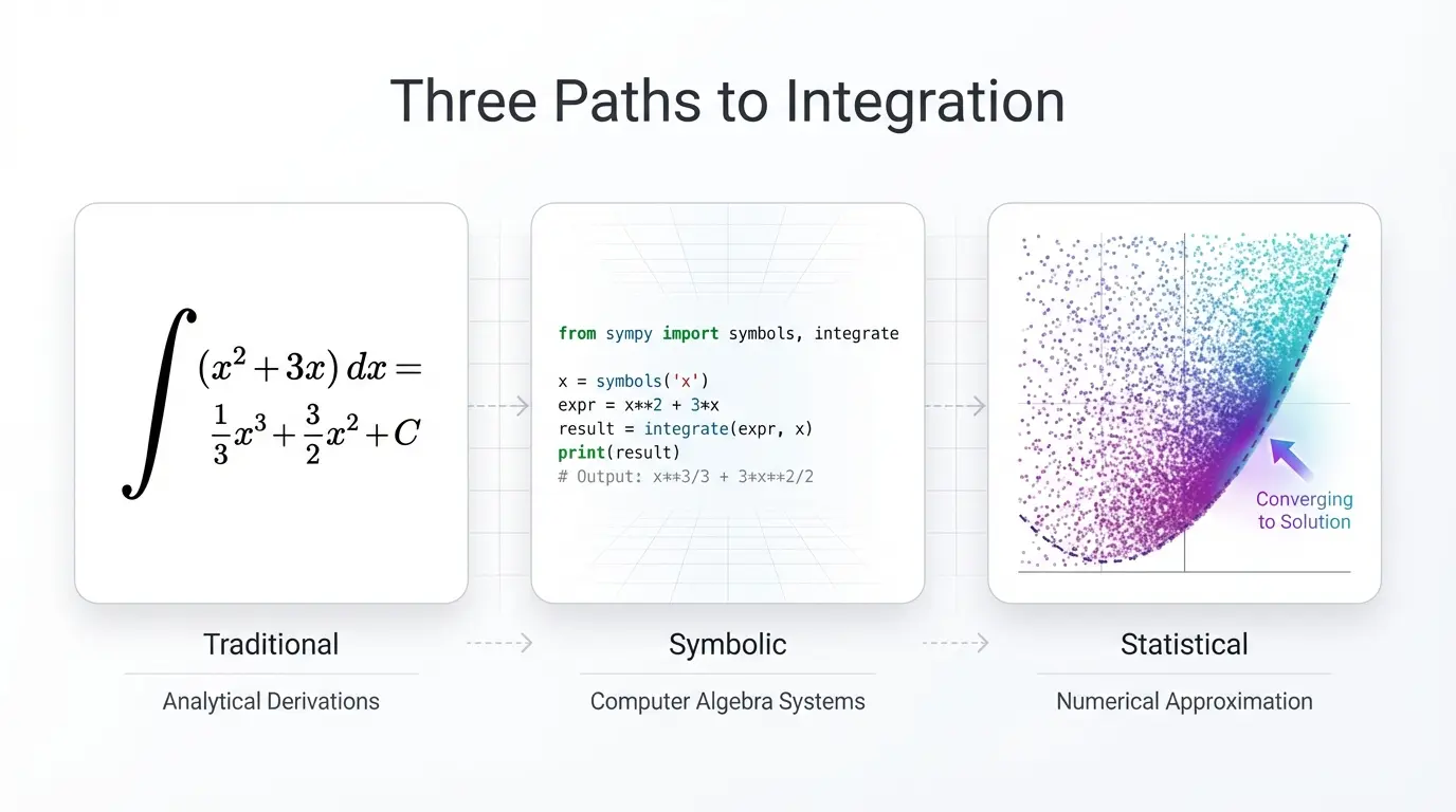 From Symbolic Math to Random Sampling: Mastering Integral Calculations with Python