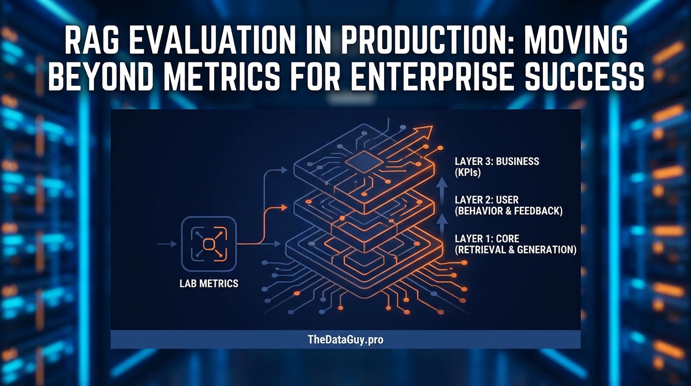 RAG Evaluation in Production: Moving Beyond Metrics for Enterprise Success